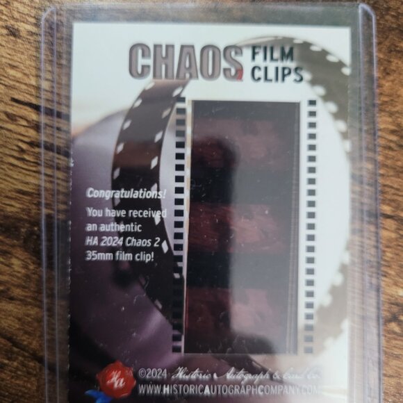 2024 Historic Autographs Chaos 2 Film Clip 1978 Jaws 2 original movie 1/125 rare - Picture 5 of 5